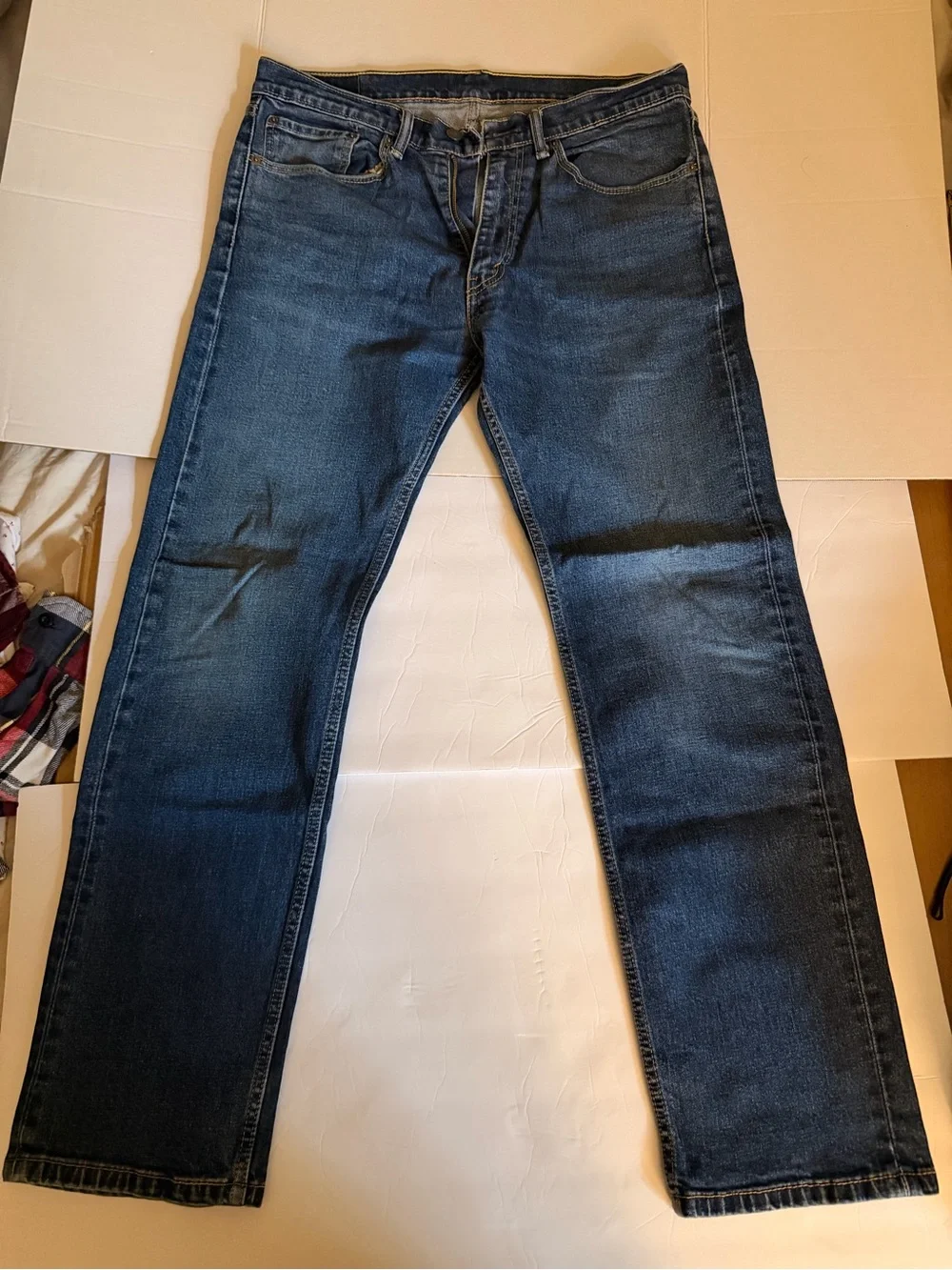 Levi’s 505 Men's Dark Blue Straight-Leg Jeans